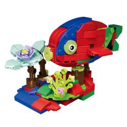 CAYI 2016 VẸT CÁ HƯƠU bộ đồ chơi xếp lắp ráp ghép mô hình Creator HELLO PARROT Sáng Tạo 276 khối