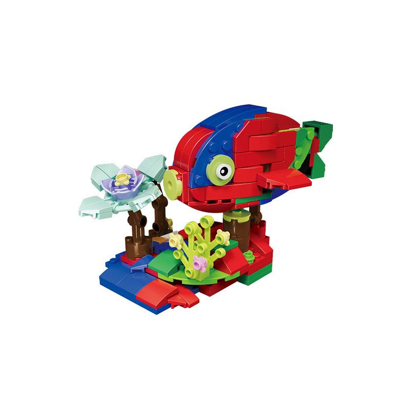 CAYI 2016 VẸT CÁ HƯƠU bộ đồ chơi xếp lắp ráp ghép mô hình Creator HELLO PARROT Sáng Tạo 276 khối