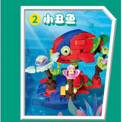 CAYI 2016 VẸT CÁ HƯƠU bộ đồ chơi xếp lắp ráp ghép mô hình Creator HELLO PARROT Sáng Tạo 276 khối