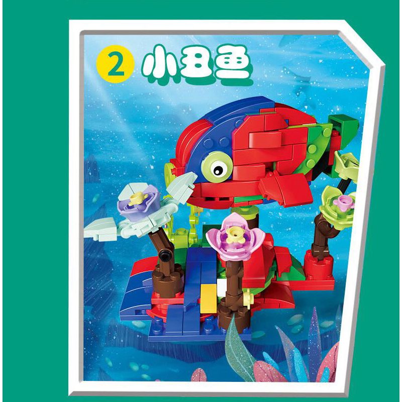 CAYI 2016 VẸT CÁ HƯƠU bộ đồ chơi xếp lắp ráp ghép mô hình Creator HELLO PARROT Sáng Tạo 276 khối