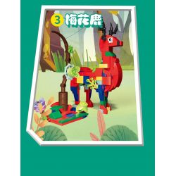 CAYI 2016 VẸT CÁ HƯƠU bộ đồ chơi xếp lắp ráp ghép mô hình Creator HELLO PARROT Sáng Tạo 276 khối