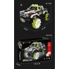 HAPPY BUILD PANGU YC-23035 23035 YC23035 RED RAPTOR MAI LUN STUNT XE ĐỊA HÌNH bộ đồ chơi xếp lắp ráp ghép mô hình Technic PICKUP TRUCK ROAD KING Kỹ Thuật Công Nghệ Cao Mô Hình Phương Tiện 1640 khối