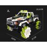 HAPPY BUILD PANGU YC-23035 23035 YC23035 RED RAPTOR MAI LUN STUNT XE ĐỊA HÌNH bộ đồ chơi xếp lắp ráp ghép mô hình Technic PICKUP TRUCK ROAD KING Kỹ Thuật Công Nghệ Cao Mô Hình Phương Tiện 1640 khối