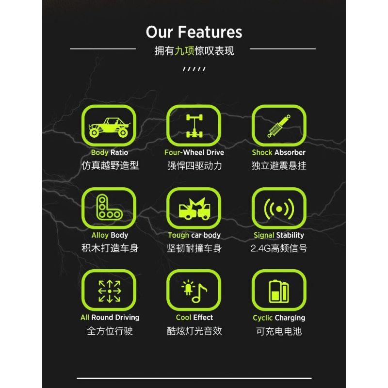 HAPPY BUILD PANGU YC-23035 23035 YC23035 RED RAPTOR MAI LUN STUNT XE ĐỊA HÌNH bộ đồ chơi xếp lắp ráp ghép mô hình Technic PICKUP TRUCK ROAD KING Kỹ Thuật Công Nghệ Cao Mô Hình Phương Tiện 1640 khối