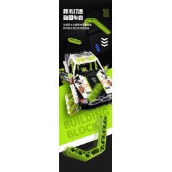 HAPPY BUILD PANGU YC-23035 23035 YC23035 RED RAPTOR MAI LUN STUNT XE ĐỊA HÌNH bộ đồ chơi xếp lắp ráp ghép mô hình Technic PICKUP TRUCK ROAD KING Kỹ Thuật Công Nghệ Cao Mô Hình Phương Tiện 1640 khối