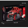 HAPPY BUILD PANGU YC-23036 23036 YC23036 GRAFFITI RAPTOR MAI LUN ĐÓNG THẾ XE ĐỊA HÌNH bộ đồ chơi xếp lắp ráp ghép mô hình Technic PICKUP TRUCK ROAD KING Kỹ Thuật Công Nghệ Cao Mô Hình Phương Tiện 1550 khối
