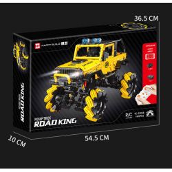 HAPPY BUILD PANGU YC-23036 23036 YC23036 GRAFFITI RAPTOR MAI LUN ĐÓNG THẾ XE ĐỊA HÌNH bộ đồ chơi xếp lắp ráp ghép mô hình Technic PICKUP TRUCK ROAD KING Kỹ Thuật Công Nghệ Cao Mô Hình Phương Tiện 1550 khối