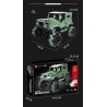 HAPPY BUILD PANGU YC-23036 23036 YC23036 GRAFFITI RAPTOR MAI LUN ĐÓNG THẾ XE ĐỊA HÌNH bộ đồ chơi xếp lắp ráp ghép mô hình Technic PICKUP TRUCK ROAD KING Kỹ Thuật Công Nghệ Cao Mô Hình Phương Tiện 1550 khối