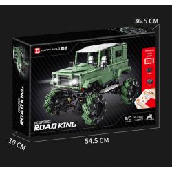HAPPY BUILD PANGU YC-23036 23036 YC23036 GRAFFITI RAPTOR MAI LUN ĐÓNG THẾ XE ĐỊA HÌNH bộ đồ chơi xếp lắp ráp ghép mô hình Technic PICKUP TRUCK ROAD KING Kỹ Thuật Công Nghệ Cao Mô Hình Phương Tiện 1550 khối