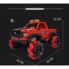 HAPPY BUILD PANGU YC-23038 23038 YC23038 WRANGLER MAI LUN ĐÓNG THẾ XE ĐỊA HÌNH bộ đồ chơi xếp lắp ráp ghép mô hình Technic PICKUP TRUCK ROAD KING Kỹ Thuật Công Nghệ Cao Mô Hình Phương Tiện 1490 khối