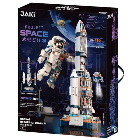 JAKI JK8518 8518 KẾ HOẠCH KHÔNG GIAN S HÀNG VŨ TRỤ DỰ ÁN BÌNH MINH bộ đồ chơi xếp lắp ráp ghép mô hình PROJECT SPACE ROCKET BREAKING DAWN V
