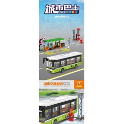 Kazi KY98271 98271 GIAO THÔNG ĐÔ THỊ XE BUÝT THÀNH PHỐ bộ đồ chơi xếp lắp ráp ghép mô hình City CITY BUS 415 khối