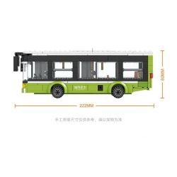 Kazi KY98271 98271 GIAO THÔNG ĐÔ THỊ XE BUÝT THÀNH PHỐ bộ đồ chơi xếp lắp ráp ghép mô hình City CITY BUS 415 khối