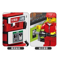 Kazi KY98271 98271 GIAO THÔNG ĐÔ THỊ XE BUÝT THÀNH PHỐ bộ đồ chơi xếp lắp ráp ghép mô hình City CITY BUS 415 khối