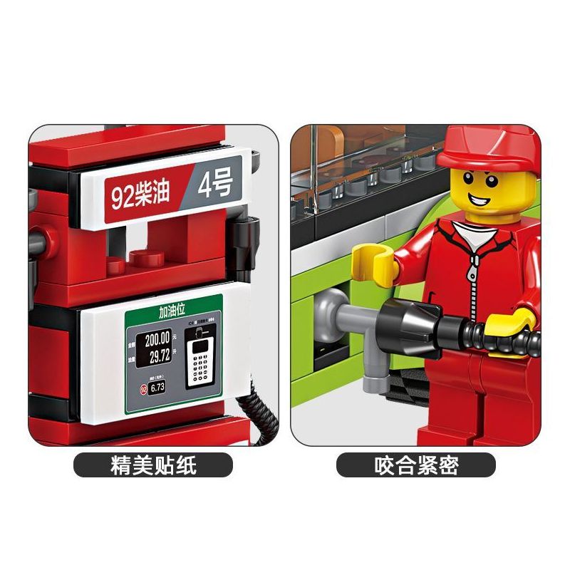 Kazi KY98271 98271 GIAO THÔNG ĐÔ THỊ XE BUÝT THÀNH PHỐ bộ đồ chơi xếp lắp ráp ghép mô hình City CITY BUS 415 khối