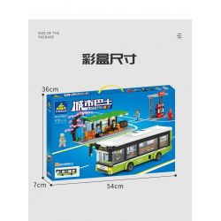 Kazi KY98271 98271 GIAO THÔNG ĐÔ THỊ XE BUÝT THÀNH PHỐ bộ đồ chơi xếp lắp ráp ghép mô hình City CITY BUS 415 khối