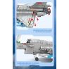 TOP TOY TC1207 1207 VŨ KHÍ QUAN TRỌNG NHẤT CỦA MỘT CƯỜNG QUỐC TIÊM KÍCH J-10B bộ đồ chơi xếp lắp ráp ghép mô hình Military Army J-10B FIGHTER AIRCRAFT Quân Sự Bộ Đội 694 khối