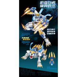 F5 A0002 0002 KẾ HOẠCH CƠ KHÍ F5 QIYE XINGKONG BIẾN HÌNH BẠCH HỔ bộ đồ chơi xếp lắp ráp ghép mô hình