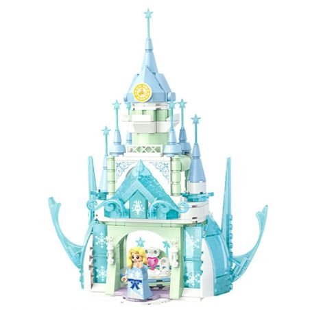 TOP TOY TC2509 2509 XÔ LÂU ĐÀI PHA LÊ bộ đồ chơi xếp lắp ráp ghép mô hình Girl Con Gái 300 khối