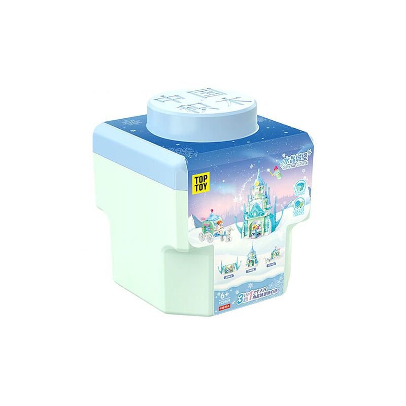 TOP TOY TC2509 2509 XÔ LÂU ĐÀI PHA LÊ bộ đồ chơi xếp lắp ráp ghép mô hình Girl Con Gái 300 khối