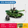 SEMBO 203168 MỘT QUỐC GIA HÙNG MẠNH XE TĂNG CHIẾN ĐẤU CHỦ LỰC ZTZ-99A bộ đồ chơi xếp lắp ráp ghép mô hình Military Army Quân Sự Bộ Đội 297 khối