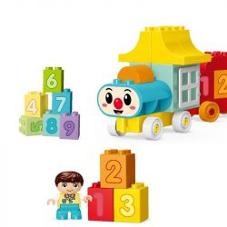 Xếp hình tàu hỏa học đếm Kids Home Toys 50 khối