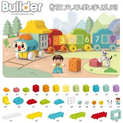 Xếp hình tàu hỏa học đếm...