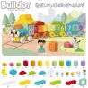 Xếp hình tàu hỏa học đếm Kids Home Toys 50 khối