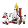 WANGAO 1223 TRUNG TÂM PHÓNG TÀU CON THOI bộ đồ chơi xếp lắp ráp ghép mô hình City Thành Phố 737 khối
