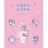 WEKKI 516158 HỘP NHẠC BÁNH NGỌT bộ đồ chơi xếp lắp ráp ghép mô hình Creator SWEET CAKE MUSIC BOX Sáng Tạo