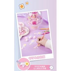 WEKKI 516158 HỘP NHẠC BÁNH NGỌT bộ đồ chơi xếp lắp ráp ghép mô hình Creator SWEET CAKE MUSIC BOX Sáng Tạo