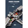 SEMBO 208039 CẤU TRÚC MÔ-ĐUN BA PHẦN CỦA TÀU SÂN BAY PHÚC KIẾN tỷ lệ 1:800 bộ đồ chơi xếp lắp ráp ghép mô hình Military Army Quân Sự Bộ Đội 1326 khối