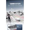SEMBO 208039 CẤU TRÚC MÔ-ĐUN BA PHẦN CỦA TÀU SÂN BAY PHÚC KIẾN tỷ lệ 1:800 bộ đồ chơi xếp lắp ráp ghép mô hình Military Army Quân Sự Bộ Đội 1326 khối