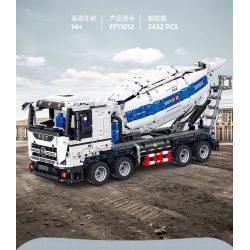 JIESTAR FF11012 11012 XE TRỘN BÊ TÔNG bộ đồ chơi xếp lắp ráp ghép mô hình Technic Kỹ Thuật Công Nghệ Cao Mô Hình Phương Tiện 2432 khối