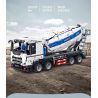 JIESTAR FF11012 11012 XE TRỘN BÊ TÔNG bộ đồ chơi xếp lắp ráp ghép mô hình Technic Kỹ Thuật Công Nghệ Cao Mô Hình Phương Tiện 2432 khối