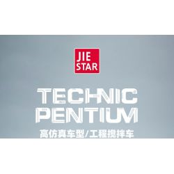 JIESTAR FF11012 11012 XE TRỘN BÊ TÔNG bộ đồ chơi xếp lắp ráp ghép mô hình Technic Kỹ Thuật Công Nghệ Cao Mô Hình Phương Tiện 2432 khối