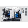 JIESTAR FF11012 11012 XE TRỘN BÊ TÔNG bộ đồ chơi xếp lắp ráp ghép mô hình Technic Kỹ Thuật Công Nghệ Cao Mô Hình Phương Tiện 2432 khối