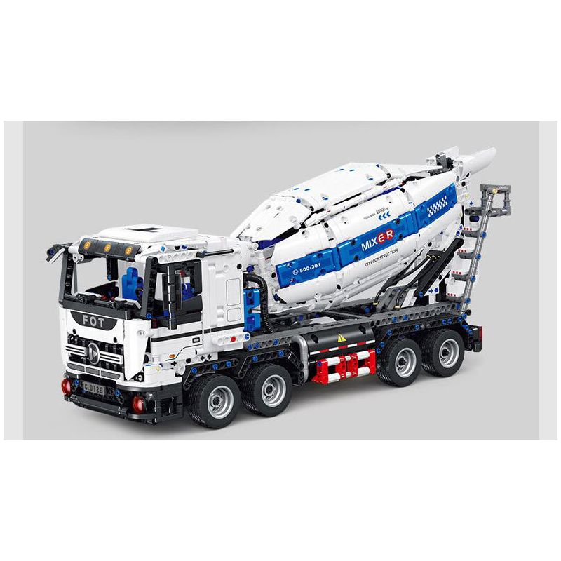 JIESTAR FF11012 11012 XE TRỘN BÊ TÔNG bộ đồ chơi xếp lắp ráp ghép mô hình Technic Kỹ Thuật Công Nghệ Cao Mô Hình Phương Tiện 2432 khối