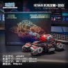 SMALL ANGLE JD023 NGÔI SAO THIẾT GIÁP HẠM TƯƠNG LAI bộ đồ chơi xếp lắp ráp ghép mô hình FUTURE BATTLESHIP 918 khối