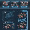 SMALL ANGLE JD025 NGÔI SAO CHIẾN ĐẤU TRONG TƯƠNG LAI bộ đồ chơi xếp lắp ráp ghép mô hình FUTURE BATTLESHIP 2262 khối