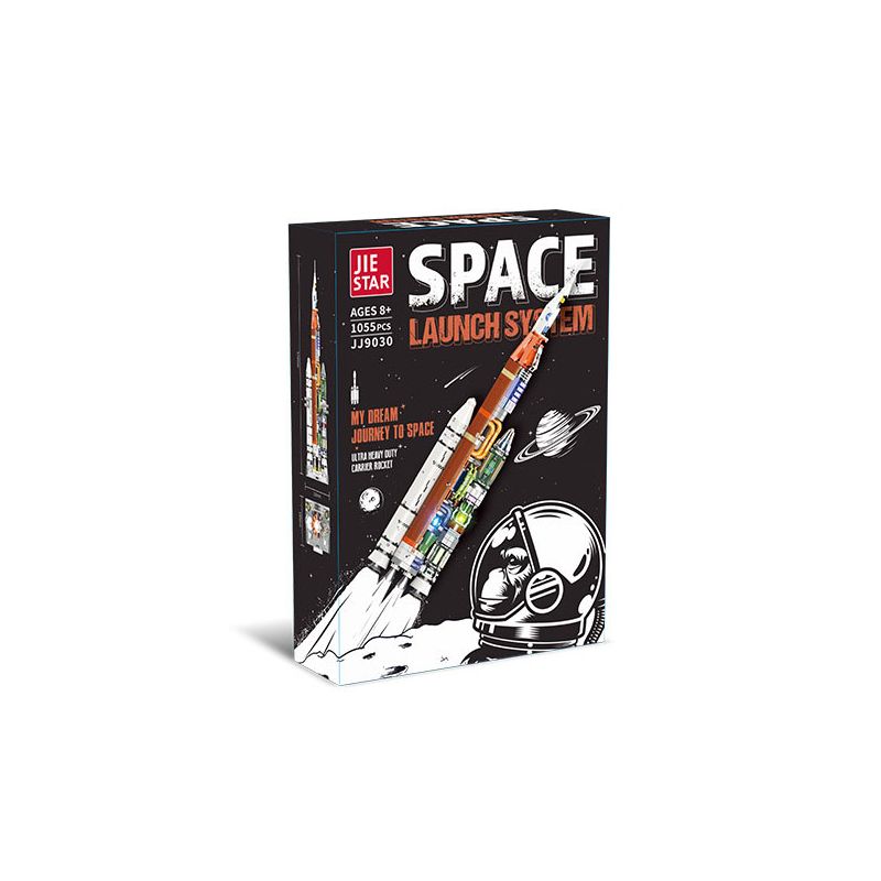 JIESTAR JJ9030 9030 PHƯƠNG TIỆN PHÓNG HỆ THỐNG VÀO KHÔNG GIAN bộ đồ chơi xếp lắp ráp ghép mô hình City CARRIER ROCKET SPACE LAUNCH SYSTEM Thành Phố 1055 khối