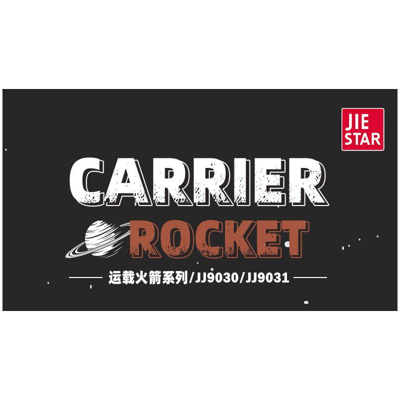 JIESTAR JJ9030 9030 PHƯƠNG TIỆN PHÓNG HỆ THỐNG VÀO KHÔNG GIAN bộ đồ chơi xếp lắp ráp ghép mô hình City CARRIER ROCKET SPACE LAUNCH SYSTEM Thành Phố 1055 khối