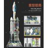 JIESTAR JJ9030 9030 PHƯƠNG TIỆN PHÓNG HỆ THỐNG VÀO KHÔNG GIAN bộ đồ chơi xếp lắp ráp ghép mô hình City CARRIER ROCKET SPACE LAUNCH SYSTEM Thành Phố 1055 khối