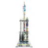JIESTAR JJ9031 9031 PHƯƠNG TIỆN PHÓNG FALCON HEAVY bộ đồ chơi xếp lắp ráp ghép mô hình City CARRIER ROCKET FALCON HEAVT Thành Phố 1104 khối