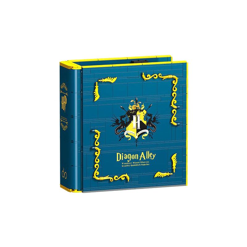 JIESTAR JJ9057 9057 CUỐN SÁCH HẺM CHÉO KỲ DIỆU bộ đồ chơi xếp lắp ráp ghép mô hình Harry Potter WIZARD WORLD MONMENT WHEEZES STORE & QUALITY SPORT SUPPLIES Chú Bé Phù Thủy 1940 khối