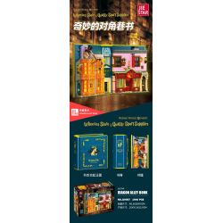 JIESTAR JJ9057 9057 CUỐN SÁCH HẺM CHÉO KỲ DIỆU bộ đồ chơi xếp lắp ráp ghép mô hình Harry Potter WIZARD WORLD MONMENT WHEEZES STORE & QUALITY SPORT SUPPLIES Chú Bé Phù Thủy 1940 khối
