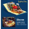 JIESTAR JJ9059 9059 CUỐN SÁCH TÀU MA THUẬT bộ đồ chơi xếp lắp ráp ghép mô hình Harry Potter WIZARD WORLD MONMENT EXPRESS TRAIN Chú Bé Phù Thủy 889 khối