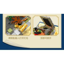 JIESTAR JJ9059 9059 CUỐN SÁCH TÀU MA THUẬT bộ đồ chơi xếp lắp ráp ghép mô hình Harry Potter WIZARD WORLD MONMENT EXPRESS TRAIN Chú Bé Phù Thủy 889 khối