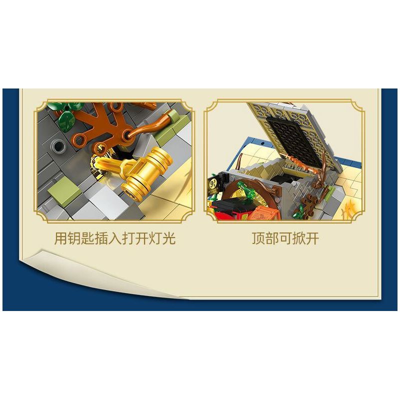 JIESTAR JJ9059 9059 CUỐN SÁCH TÀU MA THUẬT bộ đồ chơi xếp lắp ráp ghép mô hình Harry Potter WIZARD WORLD MONMENT EXPRESS TRAIN Chú Bé Phù Thủy 889 khối