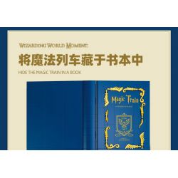 JIESTAR JJ9059 9059 CUỐN SÁCH TÀU MA THUẬT bộ đồ chơi xếp lắp ráp ghép mô hình Harry Potter WIZARD WORLD MONMENT EXPRESS TRAIN Chú Bé Phù Thủy 889 khối
